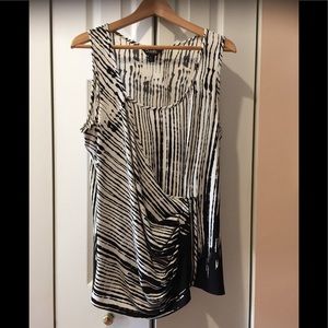 NWOT~Sophisticated and Unique Dusak Faux Wrap Top